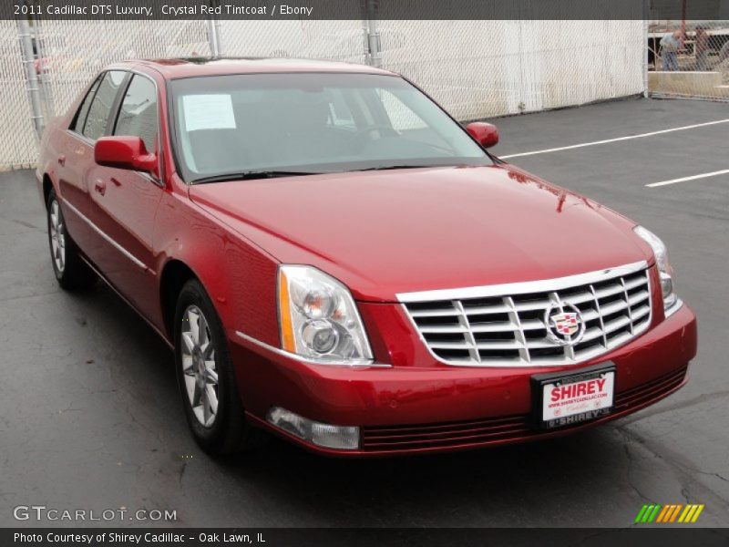 Crystal Red Tintcoat / Ebony 2011 Cadillac DTS Luxury