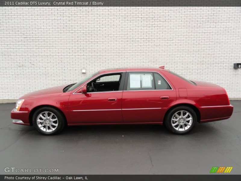 Crystal Red Tintcoat / Ebony 2011 Cadillac DTS Luxury