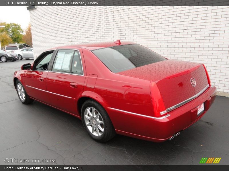 Crystal Red Tintcoat / Ebony 2011 Cadillac DTS Luxury