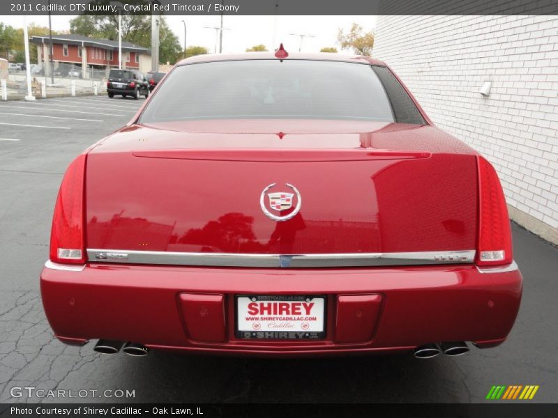 Crystal Red Tintcoat / Ebony 2011 Cadillac DTS Luxury