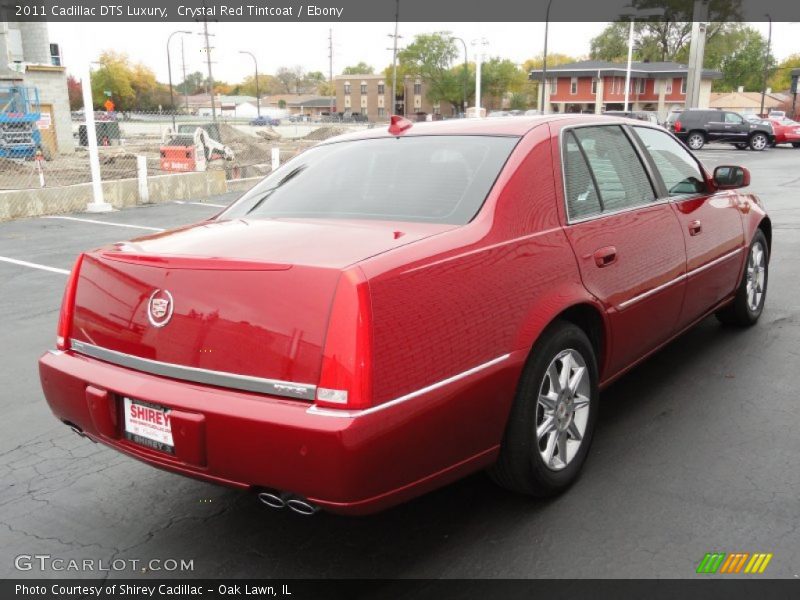 Crystal Red Tintcoat / Ebony 2011 Cadillac DTS Luxury