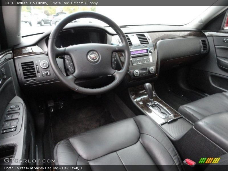Crystal Red Tintcoat / Ebony 2011 Cadillac DTS Luxury