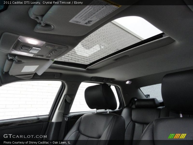 Crystal Red Tintcoat / Ebony 2011 Cadillac DTS Luxury