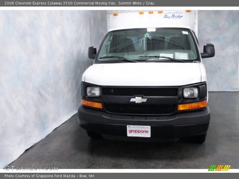 Summit White / Gray 2008 Chevrolet Express Cutaway 3500 Commercial Moving Van