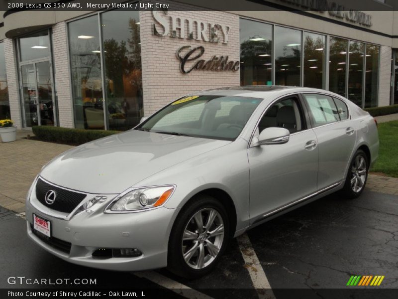 Mercury Metallic / Light Gray 2008 Lexus GS 350 AWD