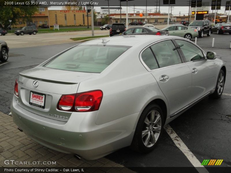 Mercury Metallic / Light Gray 2008 Lexus GS 350 AWD