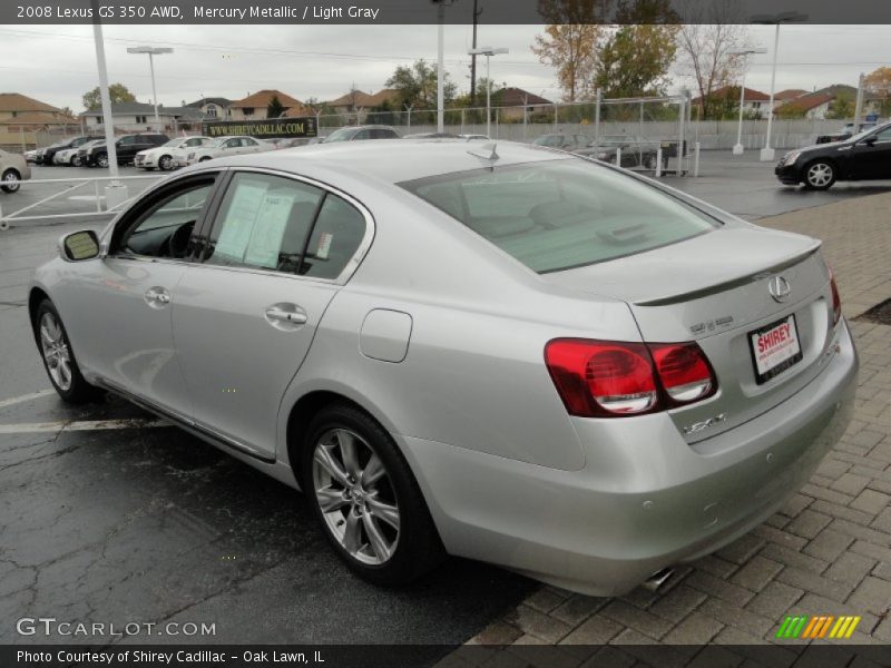 Mercury Metallic / Light Gray 2008 Lexus GS 350 AWD