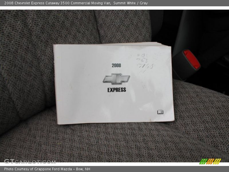 Summit White / Gray 2008 Chevrolet Express Cutaway 3500 Commercial Moving Van