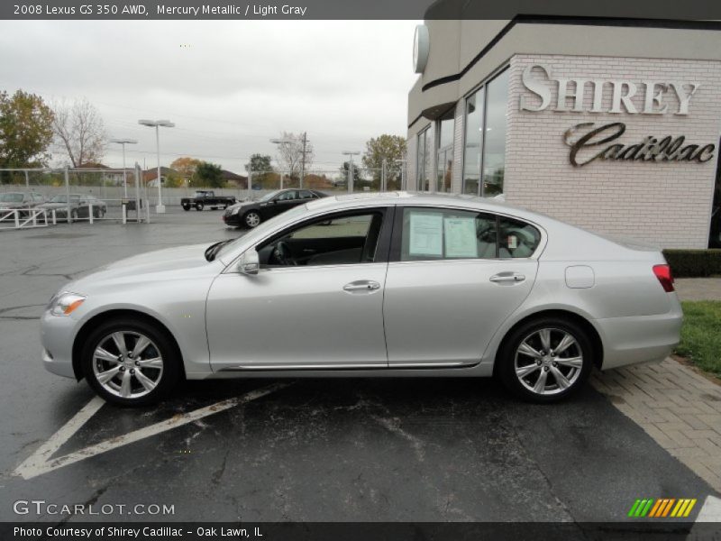Mercury Metallic / Light Gray 2008 Lexus GS 350 AWD