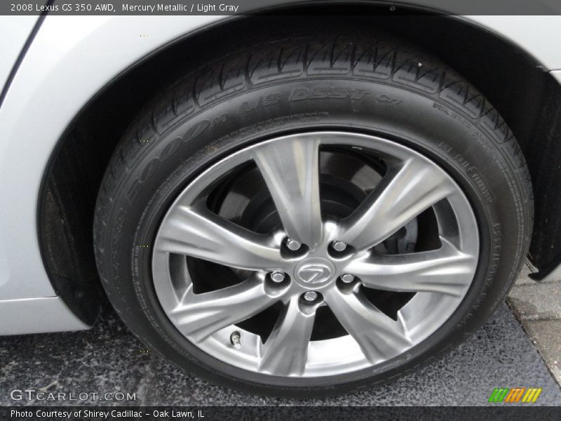 Mercury Metallic / Light Gray 2008 Lexus GS 350 AWD