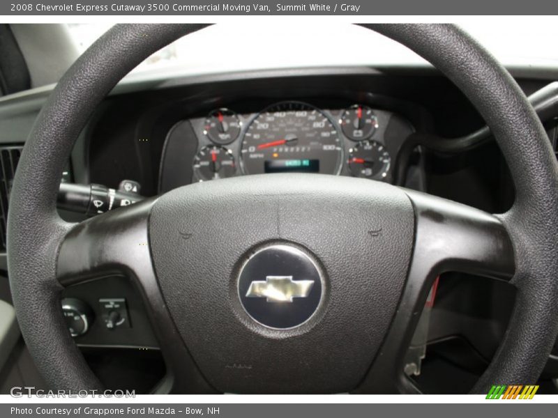Summit White / Gray 2008 Chevrolet Express Cutaway 3500 Commercial Moving Van