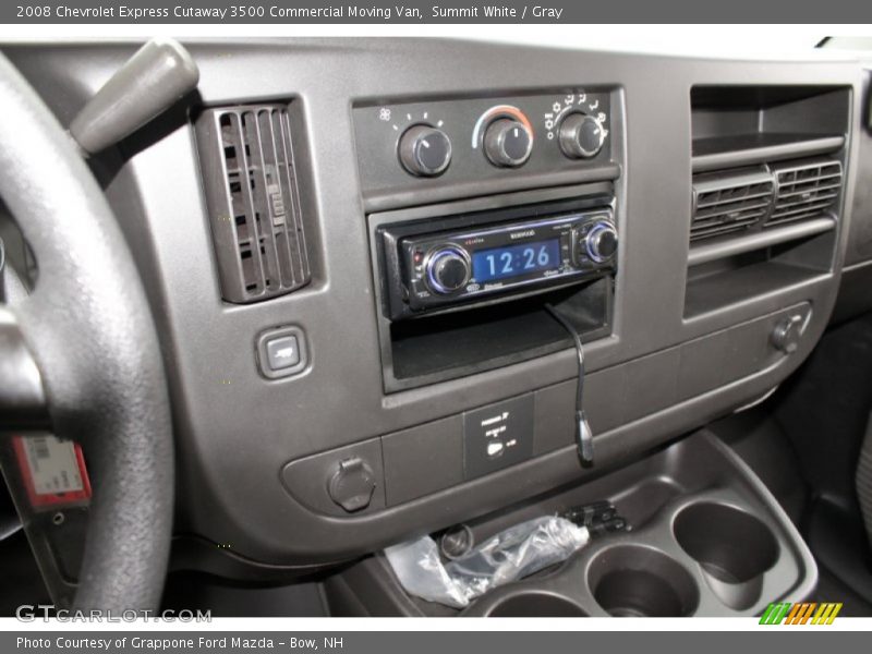 Summit White / Gray 2008 Chevrolet Express Cutaway 3500 Commercial Moving Van