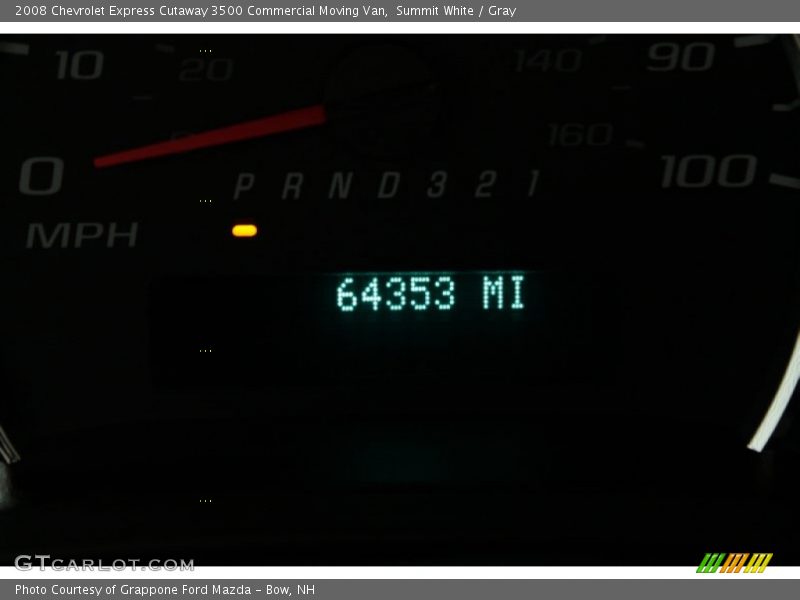 Summit White / Gray 2008 Chevrolet Express Cutaway 3500 Commercial Moving Van