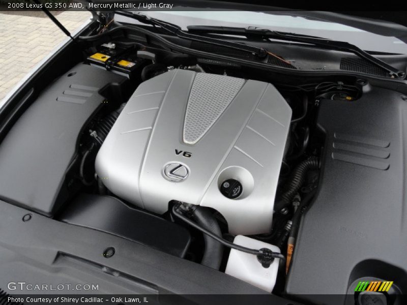 Mercury Metallic / Light Gray 2008 Lexus GS 350 AWD