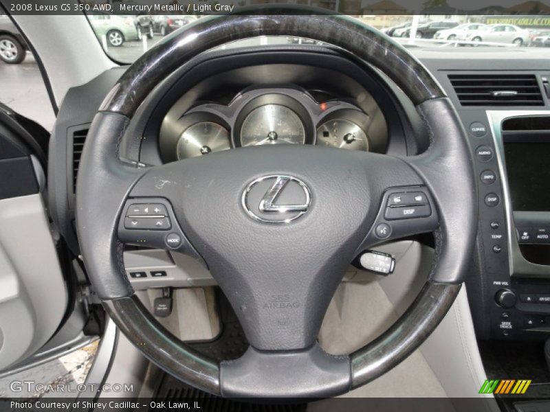 Mercury Metallic / Light Gray 2008 Lexus GS 350 AWD
