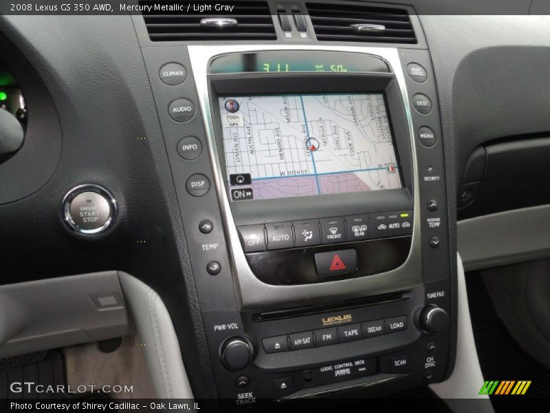 Mercury Metallic / Light Gray 2008 Lexus GS 350 AWD