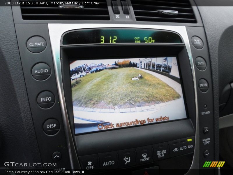 Mercury Metallic / Light Gray 2008 Lexus GS 350 AWD