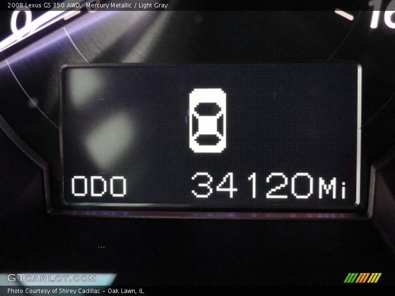 Mercury Metallic / Light Gray 2008 Lexus GS 350 AWD