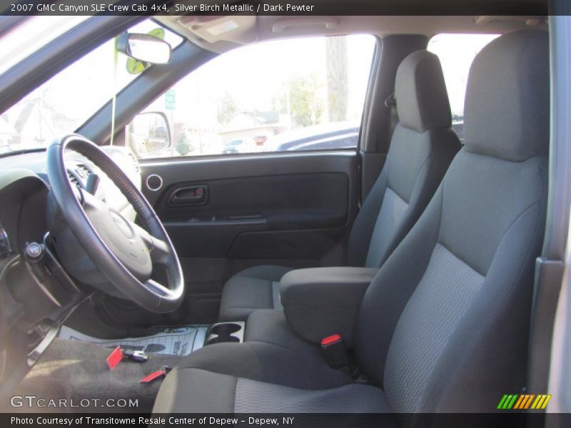 Silver Birch Metallic / Dark Pewter 2007 GMC Canyon SLE Crew Cab 4x4