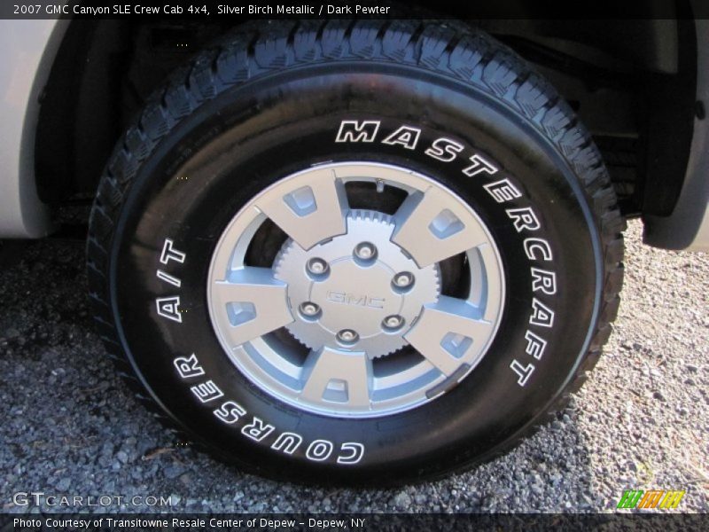 Silver Birch Metallic / Dark Pewter 2007 GMC Canyon SLE Crew Cab 4x4