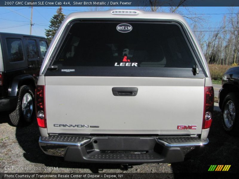 Silver Birch Metallic / Dark Pewter 2007 GMC Canyon SLE Crew Cab 4x4