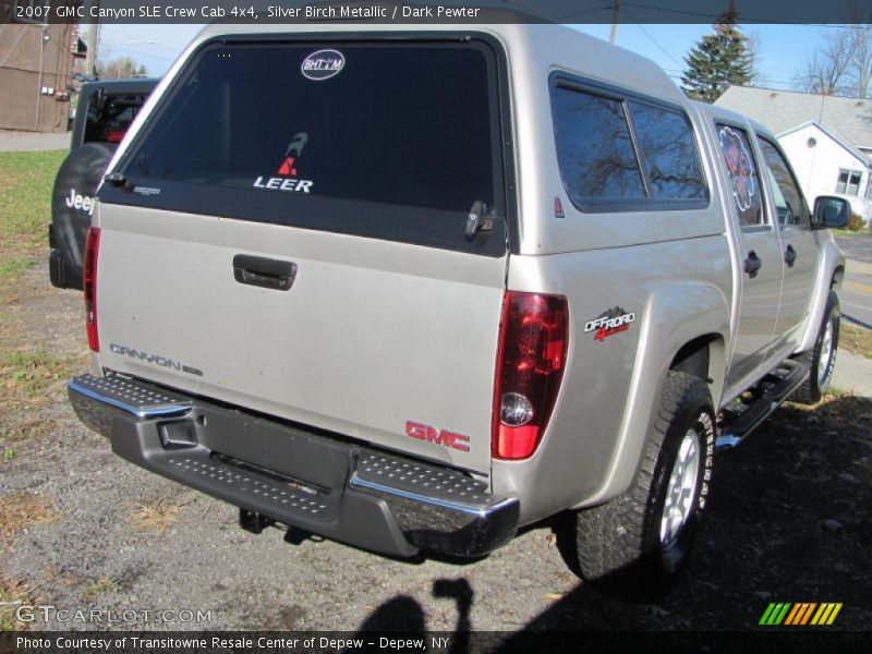 Silver Birch Metallic / Dark Pewter 2007 GMC Canyon SLE Crew Cab 4x4
