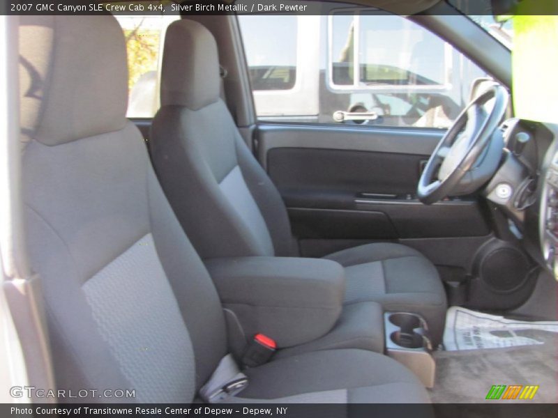 Silver Birch Metallic / Dark Pewter 2007 GMC Canyon SLE Crew Cab 4x4