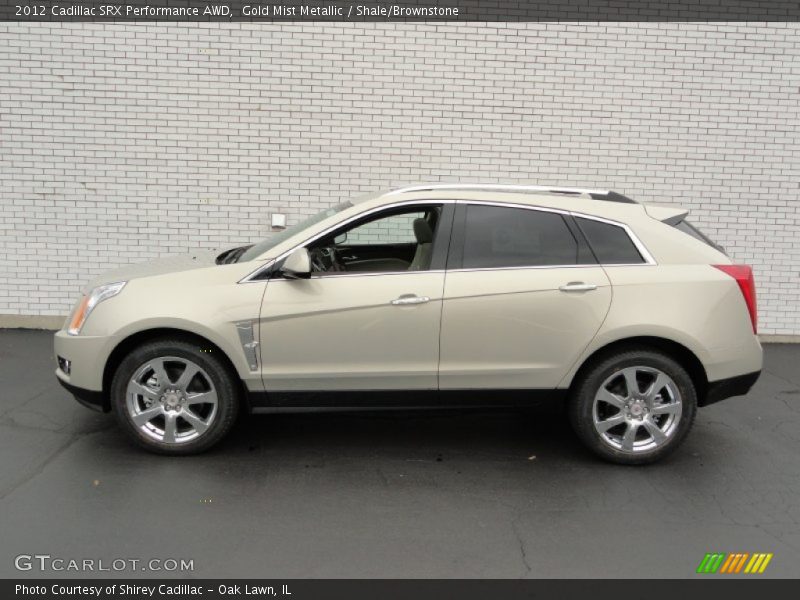  2012 SRX Performance AWD Gold Mist Metallic