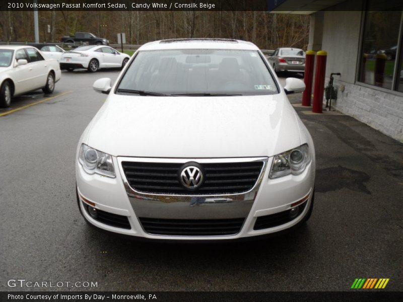 Candy White / Cornsilk Beige 2010 Volkswagen Passat Komfort Sedan