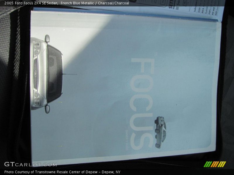 French Blue Metallic / Charcoal/Charcoal 2005 Ford Focus ZX4 SE Sedan