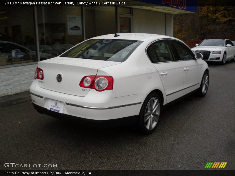 Candy White / Cornsilk Beige 2010 Volkswagen Passat Komfort Sedan