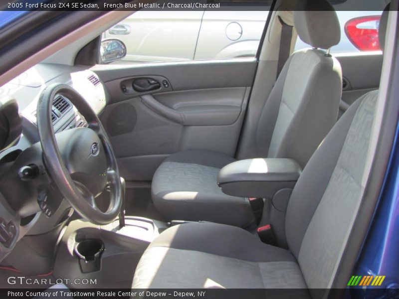 French Blue Metallic / Charcoal/Charcoal 2005 Ford Focus ZX4 SE Sedan
