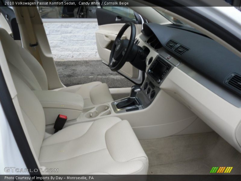 Candy White / Cornsilk Beige 2010 Volkswagen Passat Komfort Sedan