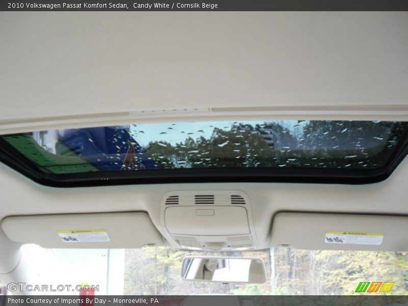 Candy White / Cornsilk Beige 2010 Volkswagen Passat Komfort Sedan