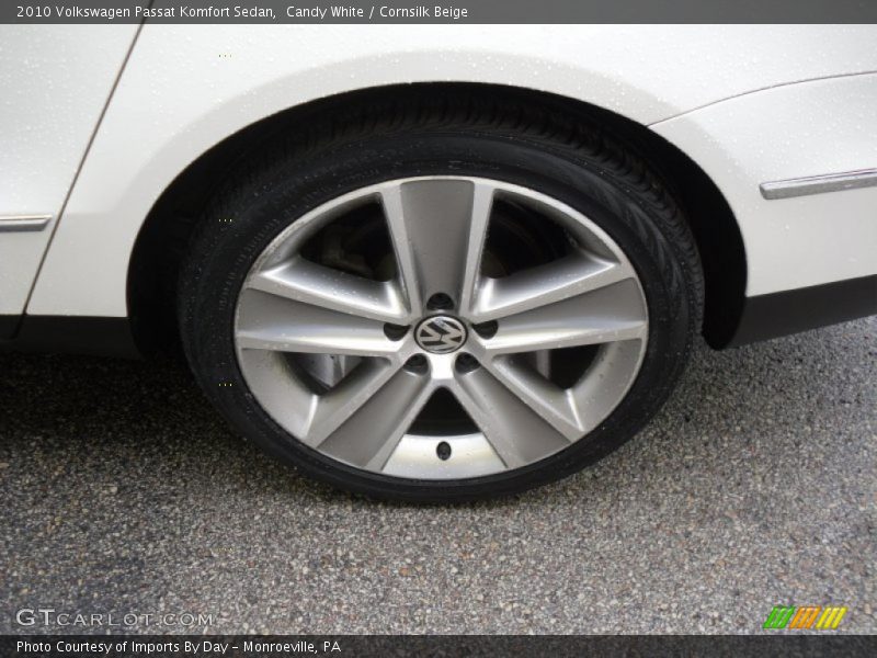 Candy White / Cornsilk Beige 2010 Volkswagen Passat Komfort Sedan