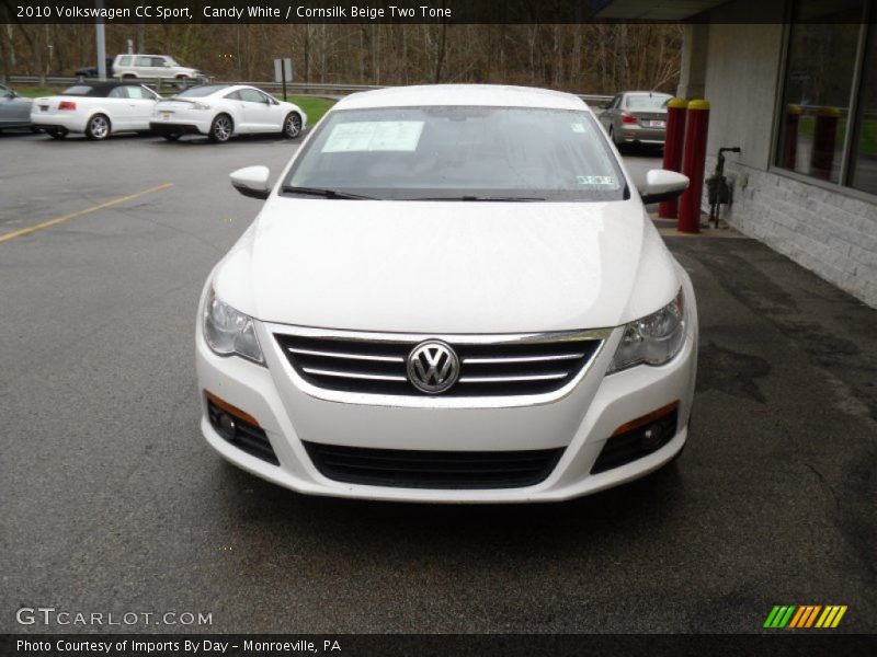 Candy White / Cornsilk Beige Two Tone 2010 Volkswagen CC Sport