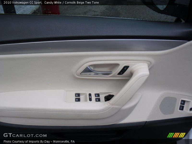 Candy White / Cornsilk Beige Two Tone 2010 Volkswagen CC Sport