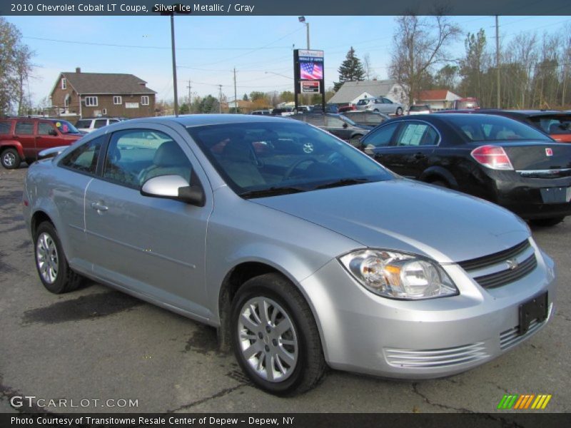 Silver Ice Metallic / Gray 2010 Chevrolet Cobalt LT Coupe