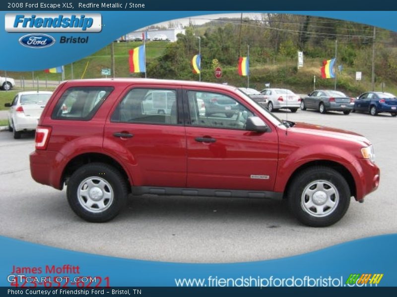 Redfire Metallic / Stone 2008 Ford Escape XLS