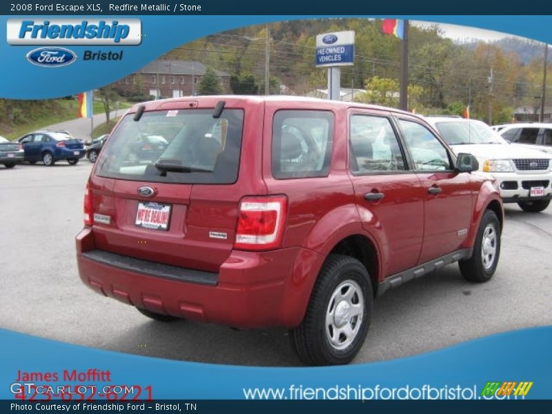 Redfire Metallic / Stone 2008 Ford Escape XLS