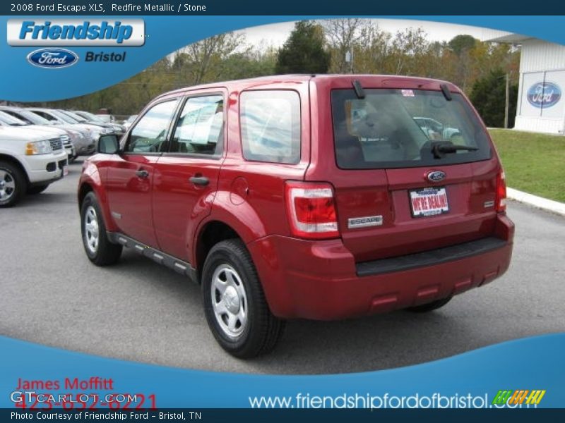 Redfire Metallic / Stone 2008 Ford Escape XLS