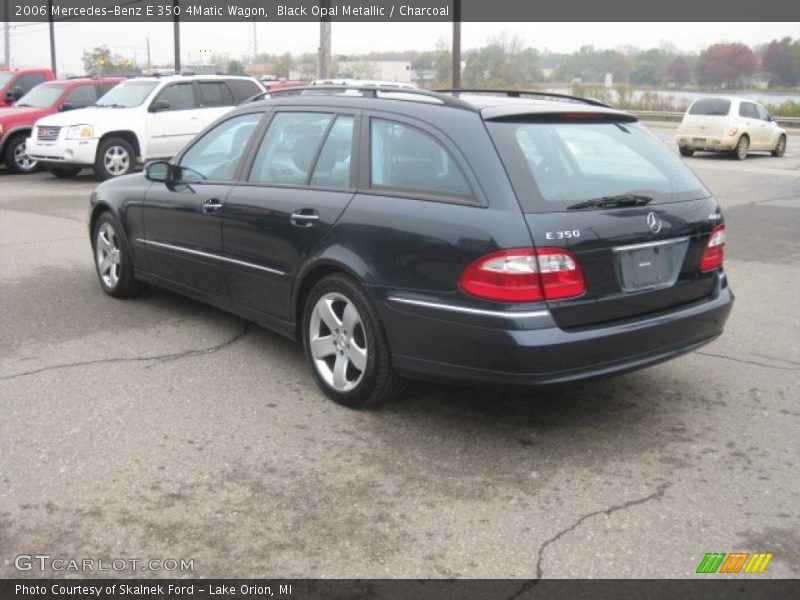 Black Opal Metallic / Charcoal 2006 Mercedes-Benz E 350 4Matic Wagon