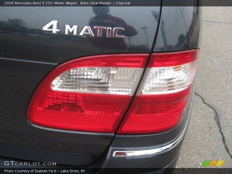 Black Opal Metallic / Charcoal 2006 Mercedes-Benz E 350 4Matic Wagon