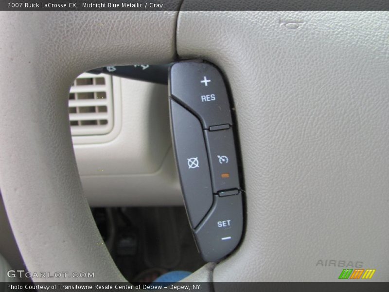 Midnight Blue Metallic / Gray 2007 Buick LaCrosse CX