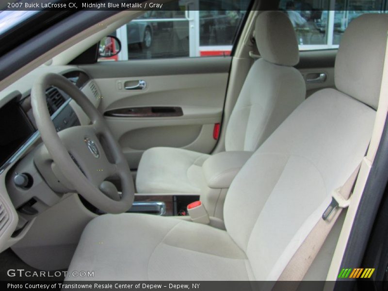 Midnight Blue Metallic / Gray 2007 Buick LaCrosse CX