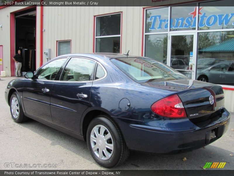 Midnight Blue Metallic / Gray 2007 Buick LaCrosse CX