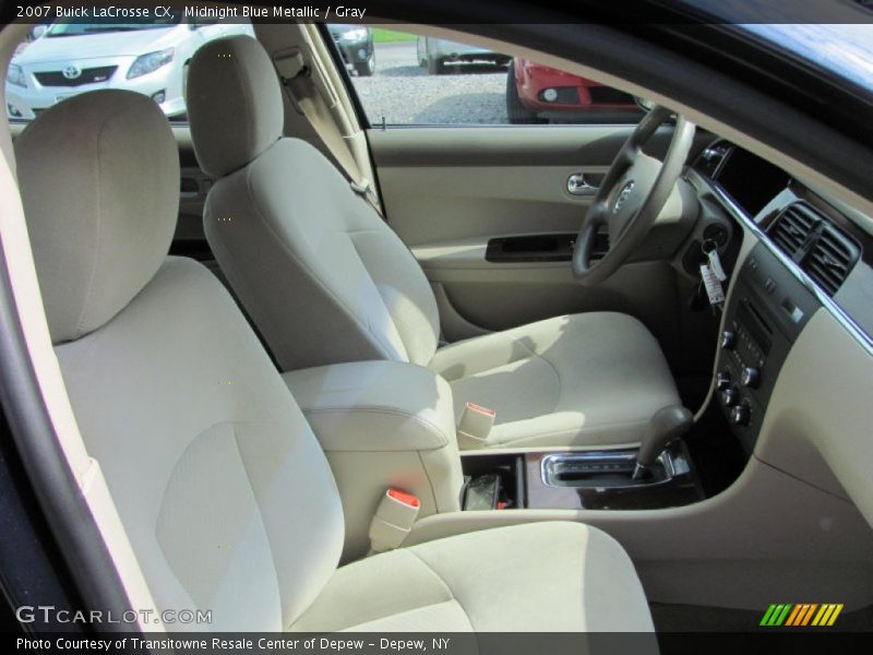 Midnight Blue Metallic / Gray 2007 Buick LaCrosse CX