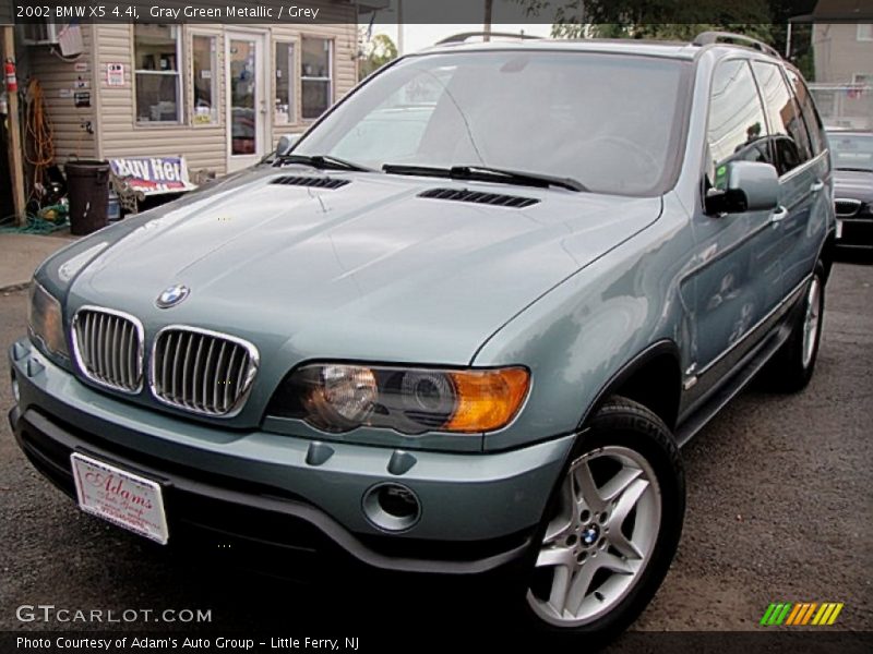 Gray Green Metallic / Grey 2002 BMW X5 4.4i