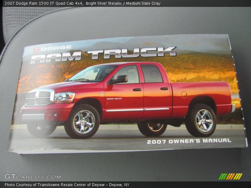 Bright Silver Metallic / Medium Slate Gray 2007 Dodge Ram 1500 ST Quad Cab 4x4