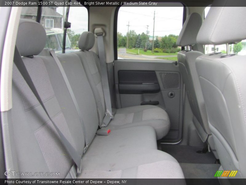 Bright Silver Metallic / Medium Slate Gray 2007 Dodge Ram 1500 ST Quad Cab 4x4